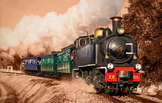 Christmas on the Vouga line steam train